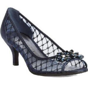 Karen Scott Maralyn Navy Evening/Special Occasion Pumps, Size 8.5M